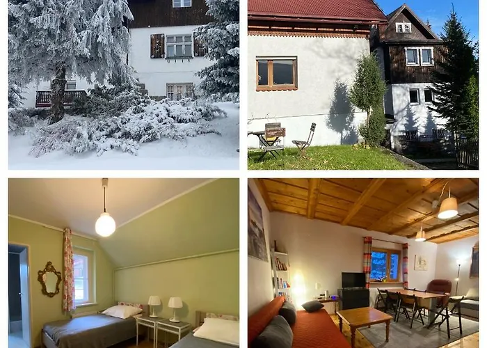 Pod Jelencem I Dom Z Widokiem Na Sniezke Blisko Wang Отель типа 